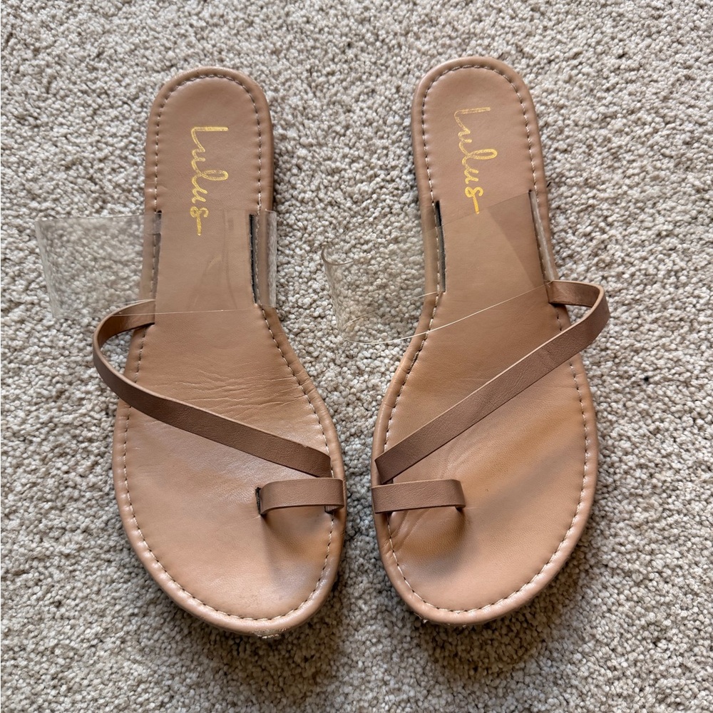 Lulu's Brown Strappy Sandals
